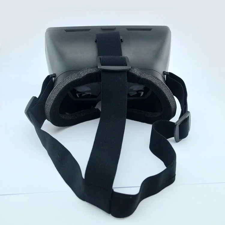 NIBIRU 3D VR Virtual Reality Glasses Head Mount with NFC Magnet for 4-6 Inch Smartphone - Black
