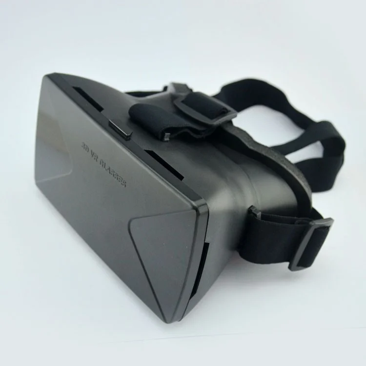 NIBIRU 3D VR Virtual Reality Glasses Head Mount with NFC Magnet for 4-6 Inch Smartphone - Black
