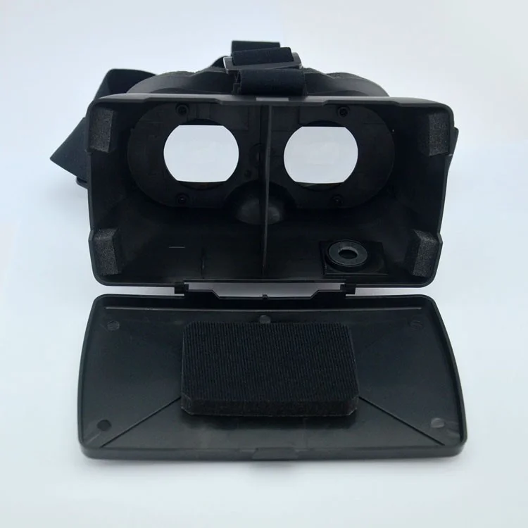 NIBIRU 3D VR Virtual Reality Glasses Head Mount with NFC Magnet for 4-6 Inch Smartphone - Black