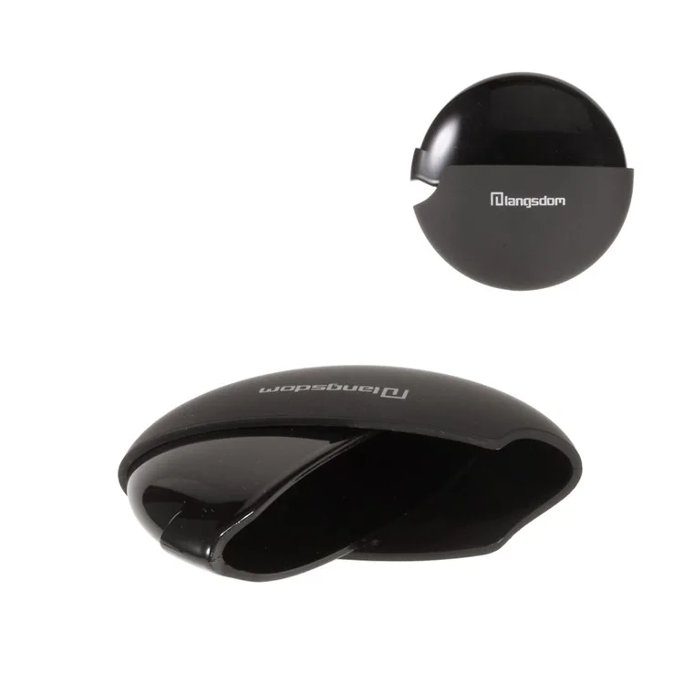 LANGSTON UFO Shape In-ear Earphone Container Box - Black