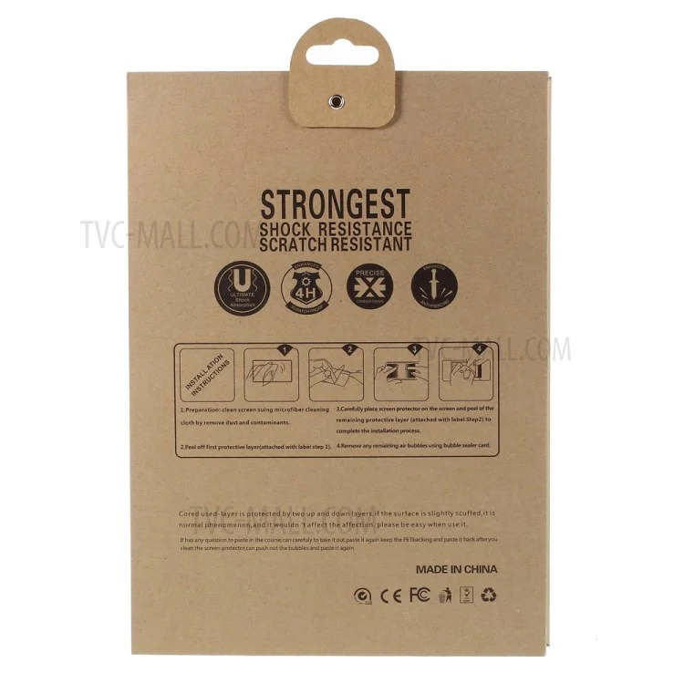 Retail Packaging Box for iPad 4 / Samsung Galaxy Tab 4 10.1 Tempered Glass Films, Size: 18.8 x 26.3 x 0.5cm