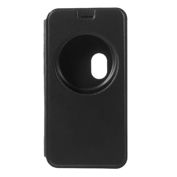 View Window Smart Leather Stand Case for Asus Zenfone Zoom - Black