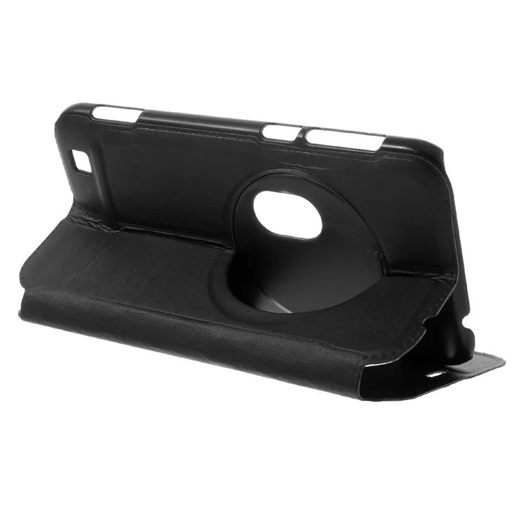 View Window Smart Leather Stand Case for Asus Zenfone Zoom - Black