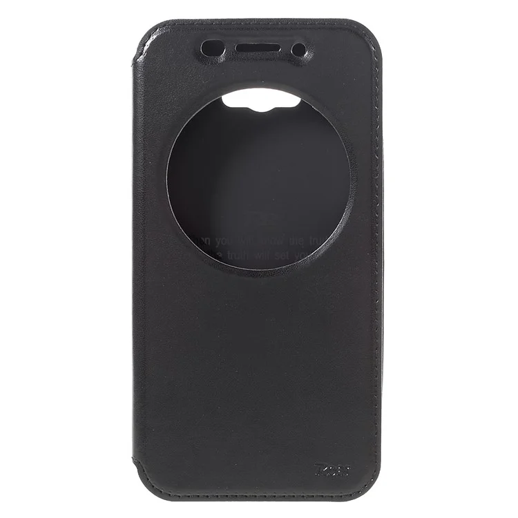 ROAR KOREA Noble Leather View Cover for Asus Zenfone Max ZC550KL - Black