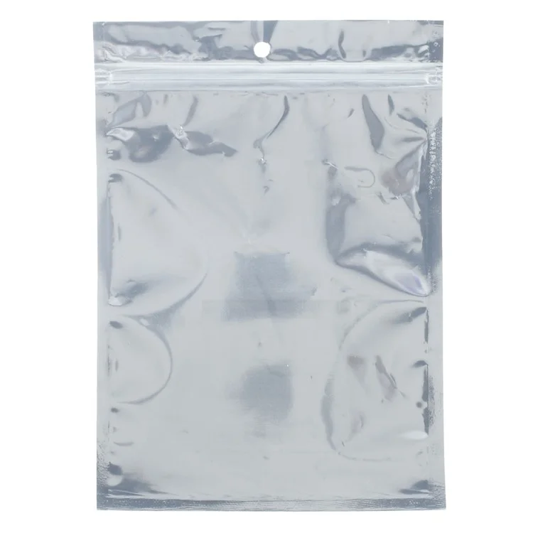 100Pcs/Lot Ziplock Silver Color Packaging Bag for Samsung Galaxy Tab A 7.0 / Tab 4 7.0 Cases, Size: 20 x 14.5cm