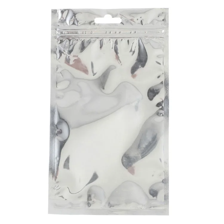 100Pcs/Lot Ziplock Gold Color Package Bag for iPhone 6s Plus Cases Cables, Size: 17.8 x 10.5cm