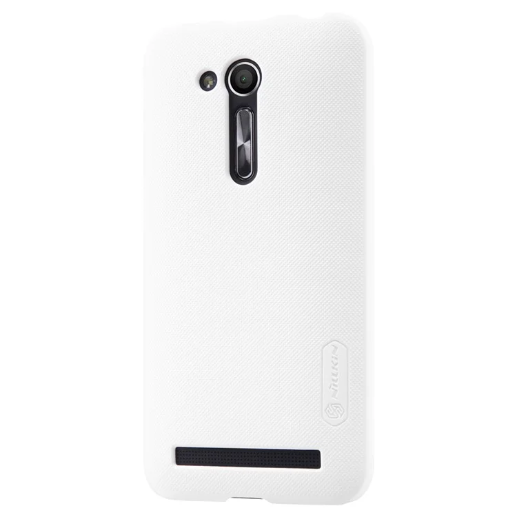 NILLKIN Super Frosted Shield PC Case for Asus Zenfone Go (ZB452KG) 4.5-inch + Screen Film - White