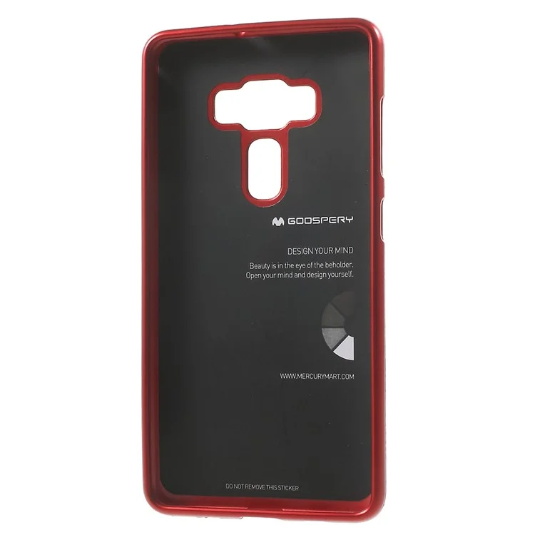 MERCURY GOOSPERY i JELLY TPU Back Case for Asus Zenfone 3 Deluxe ZS570KL - Red