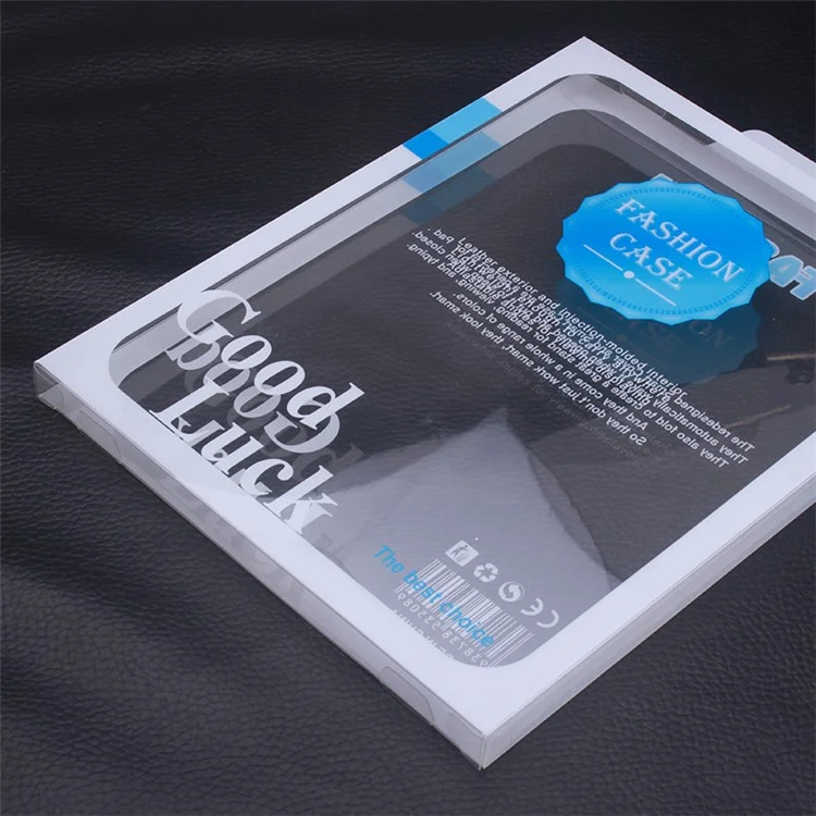 50 Peças/Lote Caixa de Embalagem de Varejo PVC para iPad Pro 9.7/Galaxy Tab S2 9.7 Cases, Tamanho: 247 x 195 x 16 mm