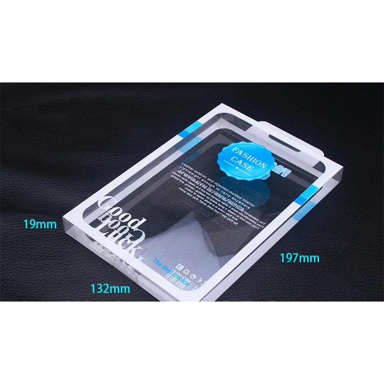 50pcs/lot PVC -paketbox Für Amazon Kindle Paperwhite Hüllen, Größe: 197 x 132 x 19mm