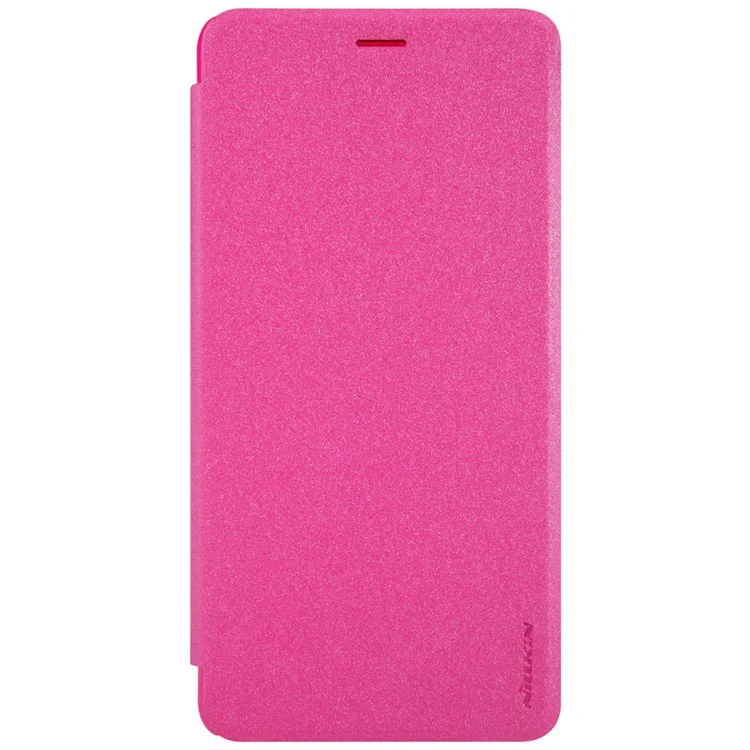 NILLKIN Sparkle Smart Leather Flip Case for Asus Zenfone 3 Ultra ZU680KL - Rose