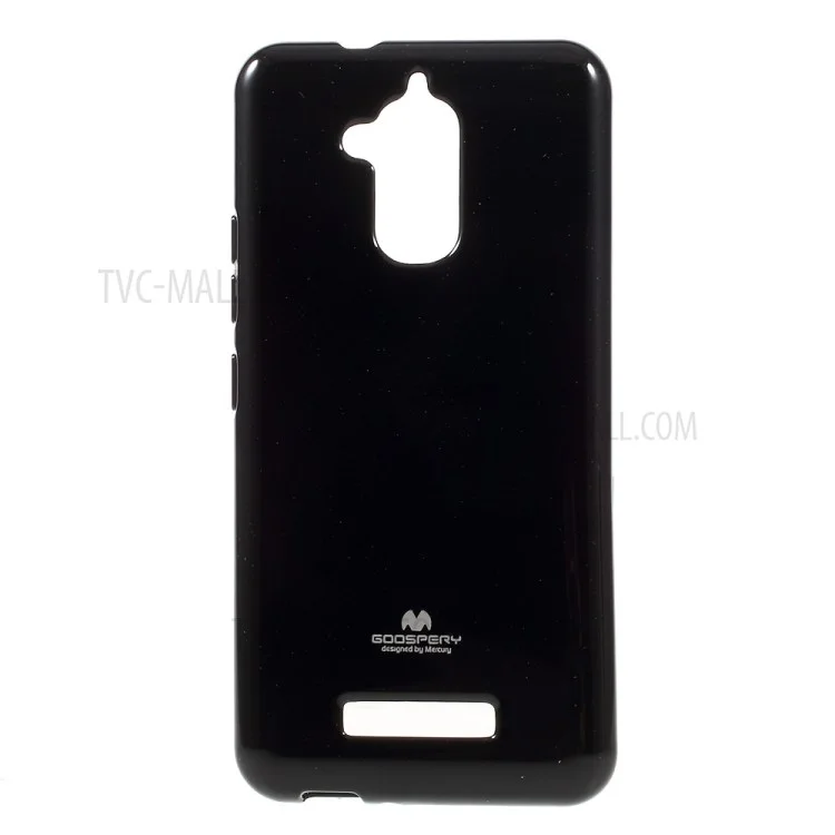 MERCURY GOOSPERY Glitter Powder TPU Case for Asus Zenfone 3 Max ZC520TL - Black
