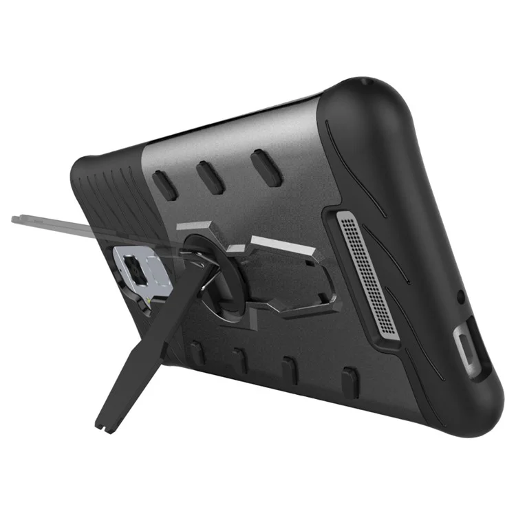 Armor PC + TPU Hybrid Case with Kickstand for Asus Zenfone 3 Max ZC520TL - Grey