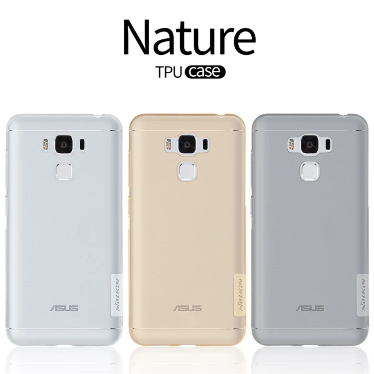NILLKIN Nature TPU Case Soft Cover 0.6mm for Asus Zenfone 3 Max ZC553KL - White