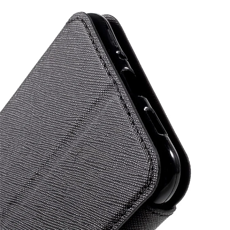 ROAR KOREA Diary View Leather Stand Phone Shell for Asus Zenfone 3 ZE552KL - Black