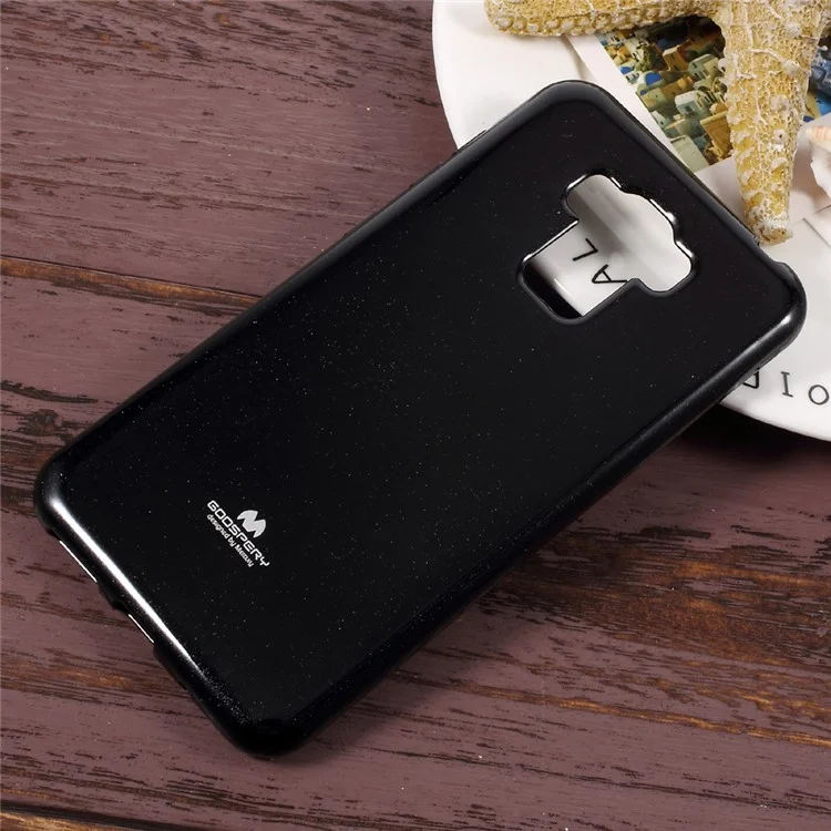 MERCURY GOOSPERY Flash Powder TPU Case for Asus Zenfone 3 Max ZC553KL - Black