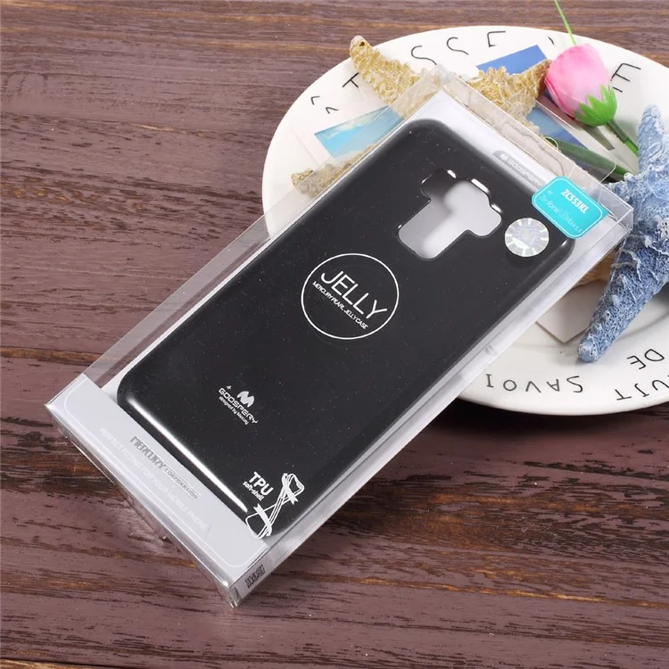 MERCURY GOOSPERY Flash Powder TPU Case for Asus Zenfone 3 Max ZC553KL - Black