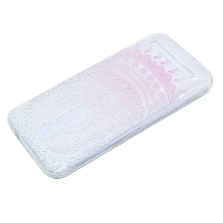 For Asus Zenfone Go ZB500KL Pattern Printing TPU Gel Back Shell Case - Mandala Pattern