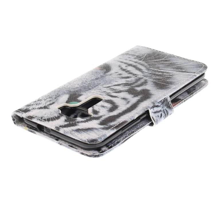 Pattern Printing Wallet Leather Stand Mobile Case for Asus Zenfone 3 ZE520KL - Tiger