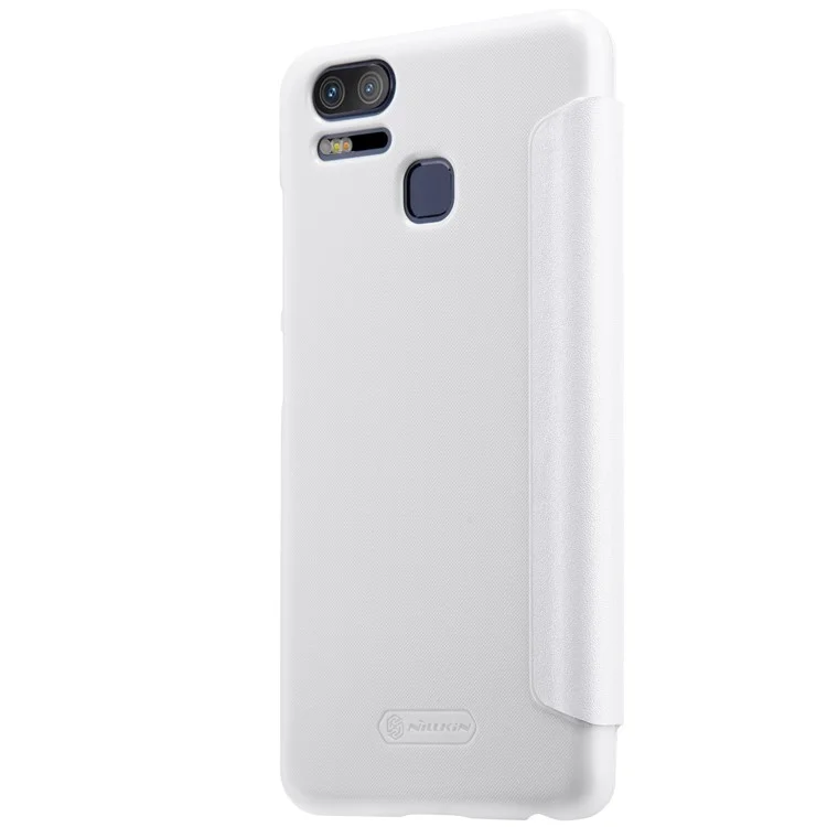 NILLKIN Sparkle Series Leather Mobile Cover for Asus Zenfone 3 Zoom ZE553KL - White