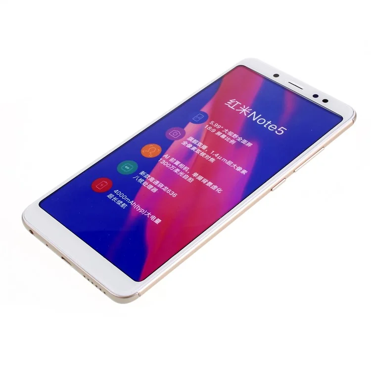 Fake Non-working 1:1 Scale Colored Screen Dummy Replica Model for Xiaomi Redmi Note 5 Pro (Dual Camera) / Redmi Note 5 (China)