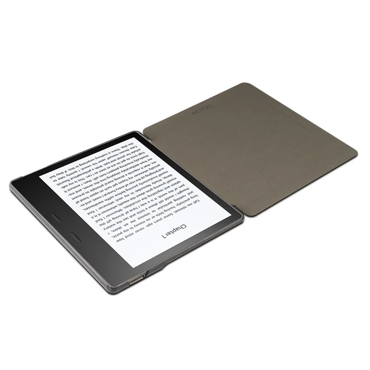 Cross Texture Leather Flip Case for Amazon All-New Kindle Oasis 7-inch (2017) - Black