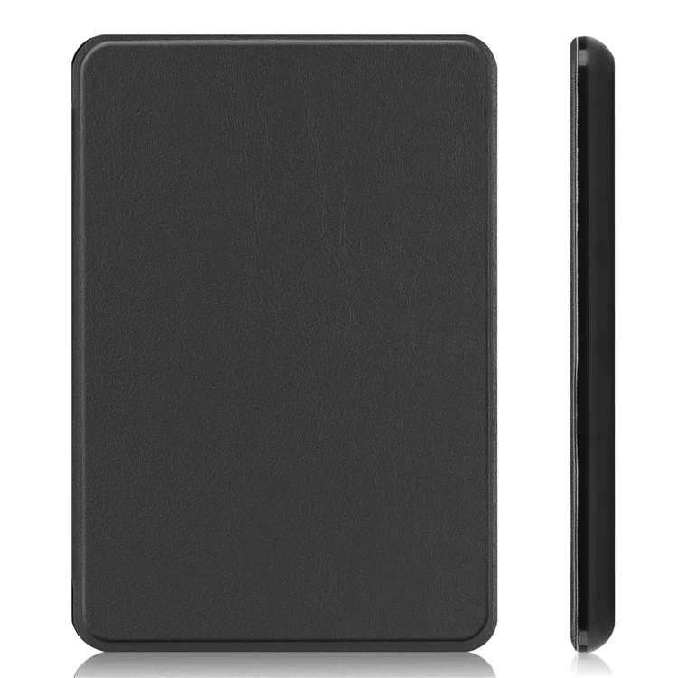 Auto-wake/sleep PU Leather Flip Case for Amazon Kindle Paperwhite 4 (2018) - Black