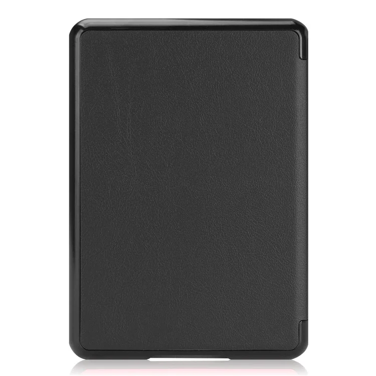 Auto-wake/sleep PU Leather Flip Case for Amazon Kindle Paperwhite 4 (2018) - Black