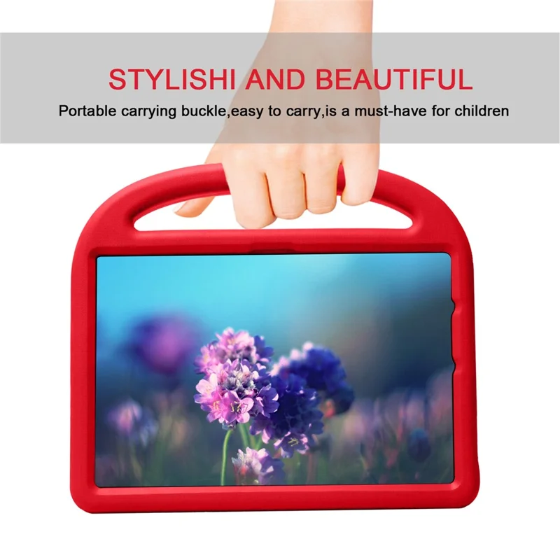 Couverture de Kickstand en Mousse Eva Foam Super Protection, Conception Mignonne Légère. - Rouge