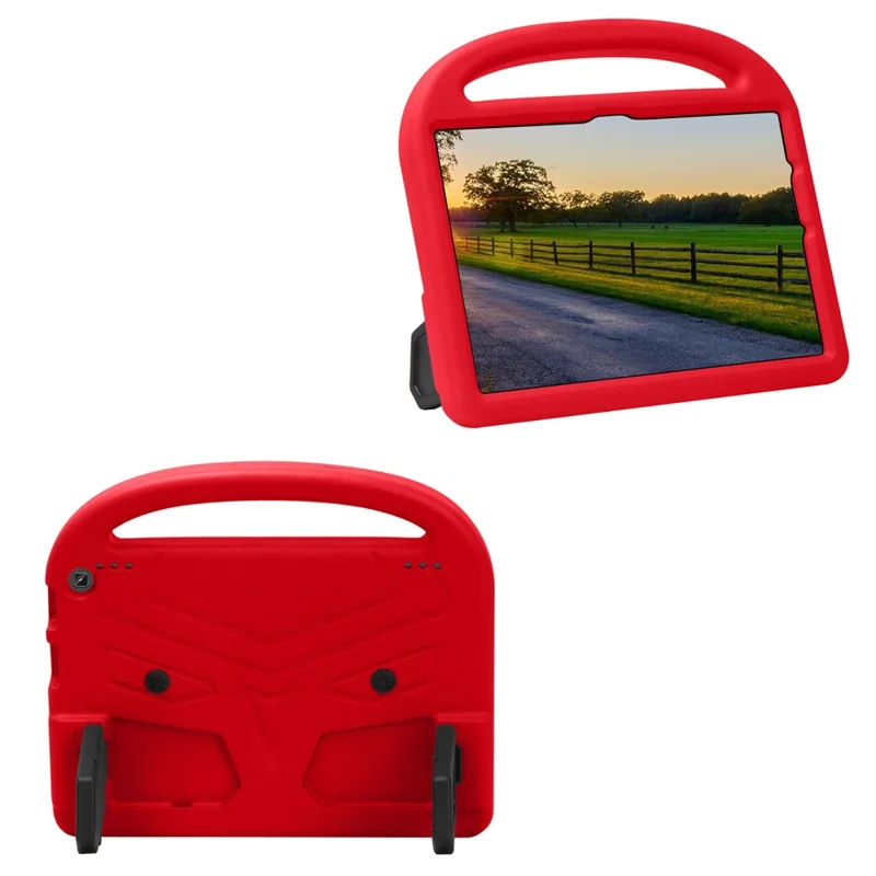 Couverture de Kickstand en Mousse Eva Foam Super Protection, Conception Mignonne Légère. - Rouge