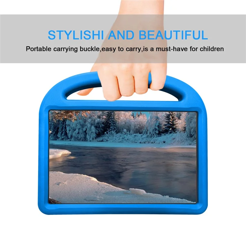 Sparrow Design Kids Tablet Washable Protector with Handle Kickstand EVA Foam Cover for Amazon Kindle Fire HD 10 (2017) / (2019) / (2020) - Blue
