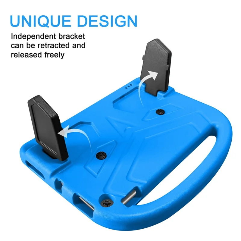 Sparrow Design Kids Tablet Washable Protector with Handle Kickstand EVA Foam Cover for Amazon Kindle Fire HD 10 (2017) / (2019) / (2020) - Blue
