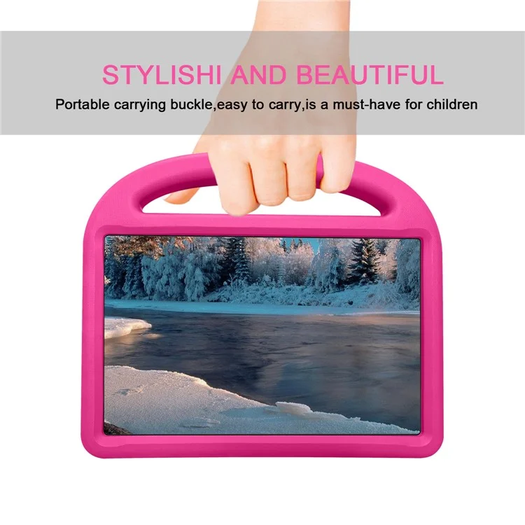 Sparrow Design Kids Tablet Washable Protector with Handle Kickstand EVA Foam Cover for Amazon Kindle Fire HD 10 (2017) / (2019) / (2020) - Rose