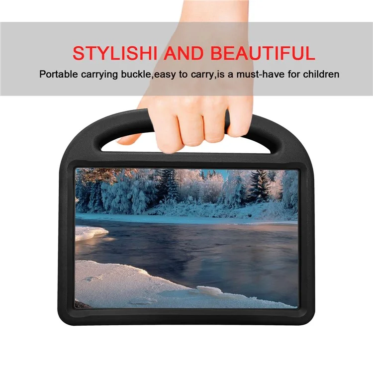 Sparrow Design Tablette Enfants Protecteur Lavable Avec Poignée Couverture En Mousse Eva Pour Amazon Kindle Fire HD 10 (2017) / (2019) / (2020) - Noir