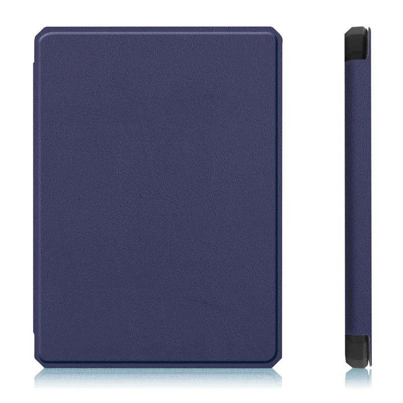 For Amazon Kindle Paperwhite 5 (2021) 6.8-inch Drop-Resistant PU Leather + TPU Protective Case Auto Wake/Sleep Case - Blue