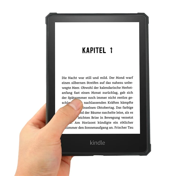 Impressão de Padrões PU Chelhat Chaplet Smart Capar / Durma Para a Amazon Kindle Paperwhite 5 6,8 Polegadas (2021) - Não Me Toque