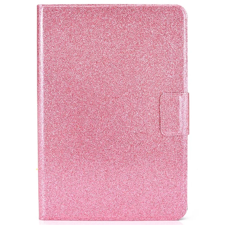 Glitzernder Pulver PU Leder Schockdichte Folio Stand Cover Protektor Mit Kartenschlitzen Für Amazon Kindle Paperwhite 5 (2021) - Rosa