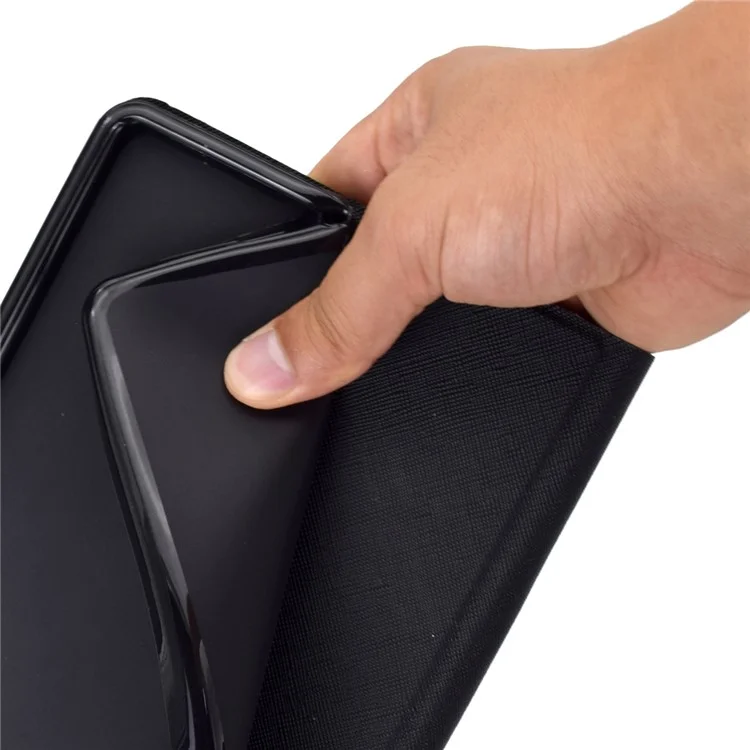 Glitzernder Pulver PU Leder Schockdichte Folio Stand Cover Protektor Mit Kartenschlitzen Für Amazon Kindle Paperwhite 5 (2021) - Rosa