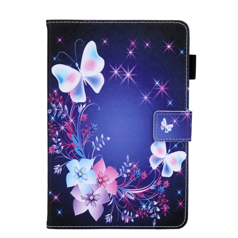Foldable Stand Card Slots Design Pattern Printing Full Protection Leather Case Cover for Amazon Kindle Paperwhite 5 (2021) - Colorful Butterflies