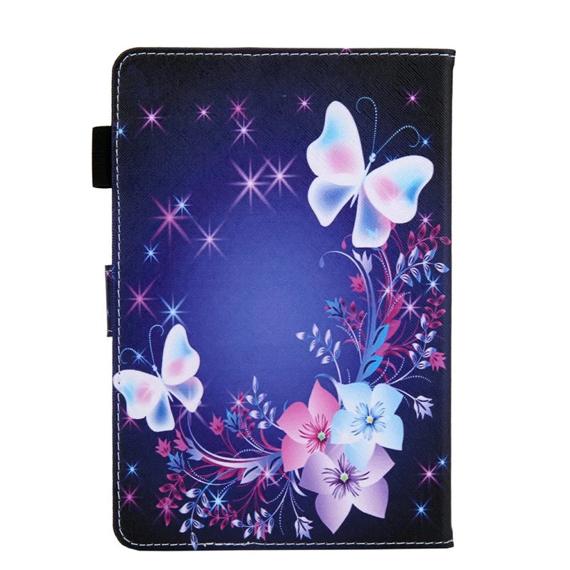 Foldable Stand Card Slots Design Pattern Printing Full Protection Leather Case Cover for Amazon Kindle Paperwhite 5 (2021) - Colorful Butterflies