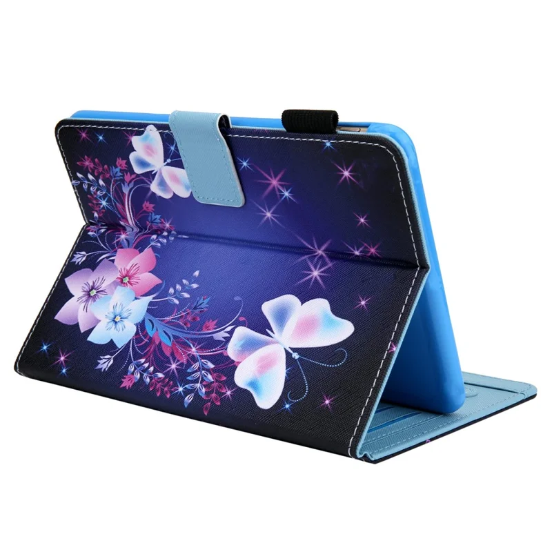 Foldable Stand Card Slots Design Pattern Printing Full Protection Leather Case Cover for Amazon Kindle Paperwhite 5 (2021) - Colorful Butterflies