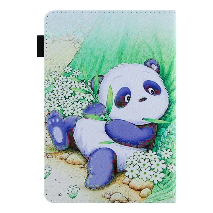 Pattern Printing Stand Card Holder PU Leather Case Cover with Auto Wake/Sleep for Amazon Kindle Paperwhite 5 (2021) - Cute Panda