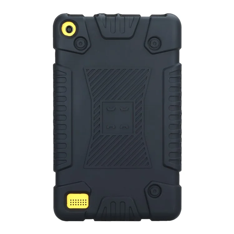 Soft Silicone Protective Shell Case for Amazon Fire 7 2017 - Black
