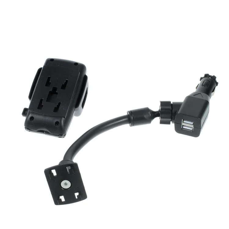 Car Cradle Mount Holder with Dual USB 2.1A Charger for iPhone 6s Plus Samsung Galaxy S6 G920