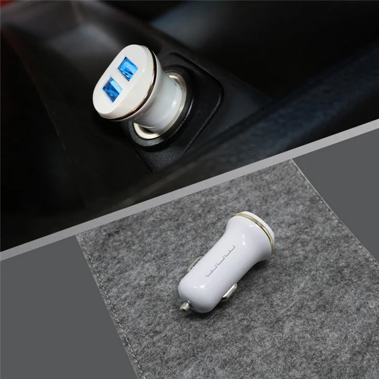 Dual USB Ports Car Charger + Car Air Vent Mount Stand + Type-C Cable Portable Set