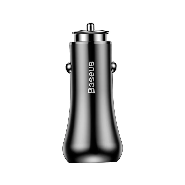 BASEUS Gentry Series QC3.0 Dual USB Quick Charge Charger - Black