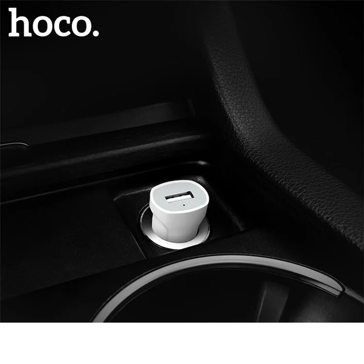 Hoco Z2 Single USB Port 1.5A Auto Ladegerät + Mikro -usb -ladekabel Für Huawei Samsung Usw.