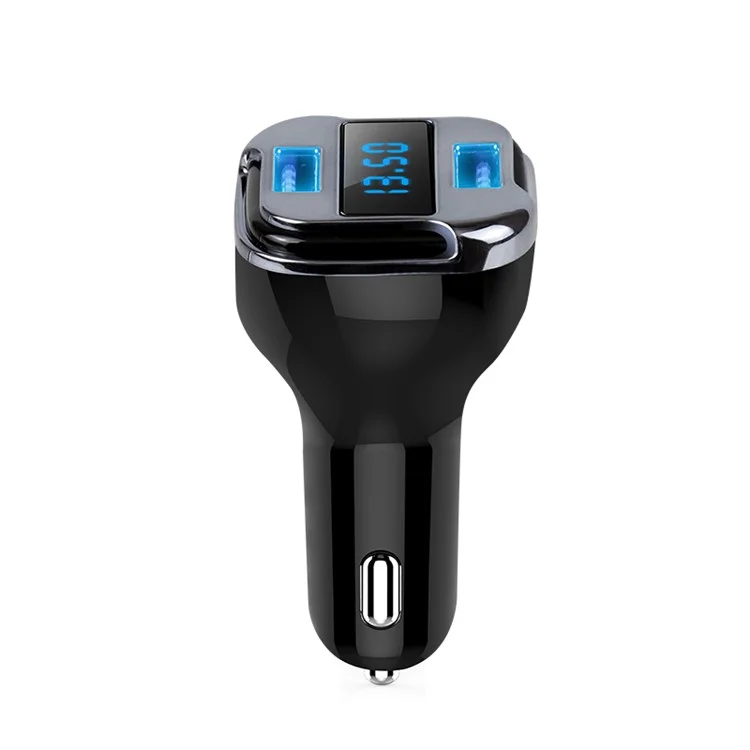GPS Tracker 4.2A Dual USB Ports LED Display Car Charger for iPhone Samsung Huawei