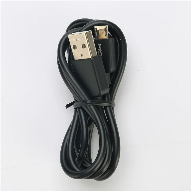PISEN TS-C073 3 USB Ports 2.4A Car Charger for iPhone iPad Samsung Smartphones Tablets - Black