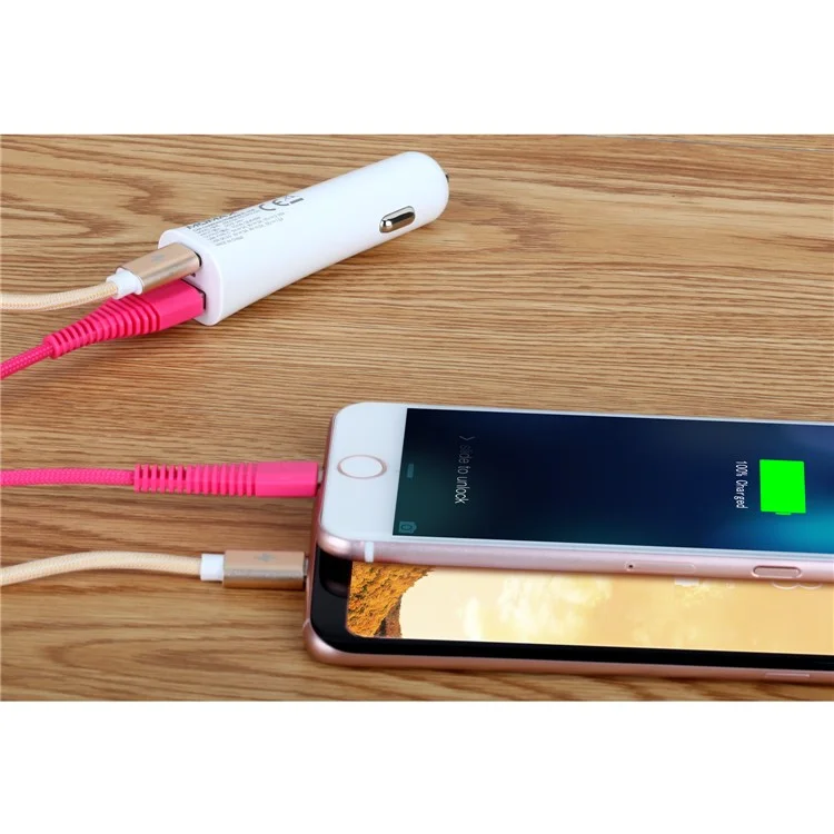 MOMAX PD QC3.0 USB + Type-C Ports Car Charger - White
